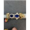 Image 2 : (9) Assorted Costume Jewelry Rings & Pins
