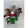 Image 2 : (8) Plush Toys (Babar, Polar Bear, "Love You" Elephant)