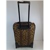 Image 3 : Kathy "Van Zeeland" Rolling Cheetah Print Suitcase 16x10x26" - Pickup Preferred