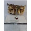 Image 1 : Lion & Lioness Resin Wall Decor Plaques, Hand Towel