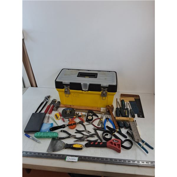 Stanley Toolbox - 10x9x10" w/ Assorted Hand Tools