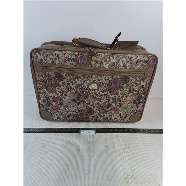 DVF Flower Pattern Suitcase 20x15x6"