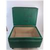 Image 2 : Faux Leather Rolling Ottoman w/ Storage - 23x17x16" - Pickup Only