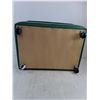 Image 4 : Faux Leather Rolling Ottoman w/ Storage - 23x17x16" - Pickup Only