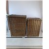 Image 1 : Wicker Hampers - Largest is 23x15x17" - Pickup Preferred