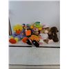 Image 1 : (4) Plush Toys (Duck, Golf Clown, Rabbit, Lamb)