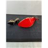 Image 3 : (2) Stiletto Ornaments - 1 is Jewelry Holder