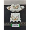 Image 1 : Aynsley "Cottage Garden" English Bone China Bowl & Trinket Dish