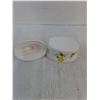 Image 3 : Godinger "Butterfly" Plate, Rabbit Covered "Butterfly" Trinket Dish