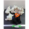 Image 2 : (6) Stuffed Animals Halloween Theme