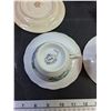 Image 2 : (9) Bone China Tea Cups & Saucers