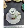 Image 4 : (9) Bone China Tea Cups & Saucers