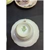 Image 5 : (9) Bone China Tea Cups & Saucers