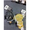 Image 2 : Star Wars Collectibles (3) Plastic, (2) Stuffed, (2) Headphones