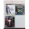 Image 2 : (7) PS2 Games, (3) PS3 Games, Empty Collector Case. Watch Dogs, The Order, Prey, Fear 3.