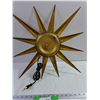 Image 2 : MCM Ingraham Star Burst Clock 24"x24"