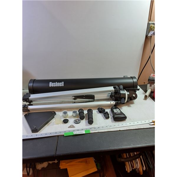 Bushnell Reflector Telescope 900 mm x 4.5" Voyager w/ Sky Tour. Not tested.