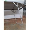 Image 4 : * Rousseau Metal Inc. Folding Metal Table, Approx.  24x30" closed 24x 60" open Excellent Condition
