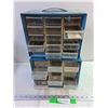 Image 3 : (2) Metal Compartment Storage Boxes  w/. Drawers Akon-Mills