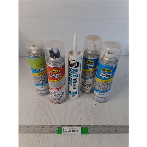 (3) Popcorn Ceiling Patch & Wall Texture Spray & Sealant, Cannot Ship
