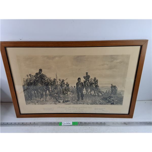 Framed The Charge of the Six Hundred Wall Art Print 31" x 20"