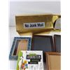Image 3 : Assorted Picture Frames , Coloring Books & Brass Toned Mail Box