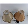 Image 2 : (2)  Table Lamps 18", Powers On, As Is
