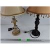Image 3 : (2)  Table Lamps 18", Powers On, As Is