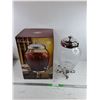 Image 1 : Charleston Mouth Blown Glass Beverage Dispenser - PICKUP PREFERRED