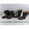 Image 2 : (2) Pairs of Rubber Boots - Size 10 & 8