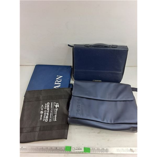 Tote Bags, Usana File Folder & Sense Briefcase