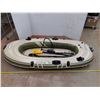 Image 1 : *Voyager Inflatable Boat with Paddles & Aid Pump, PICKUP ONLY, Holds Air