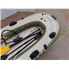 Image 3 : *Voyager Inflatable Boat with Paddles & Aid Pump, PICKUP ONLY, Holds Air