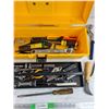 Image 4 : Cambril Plastic Tool Box, Sockets, Utility Knifes, Hammer, Pliers, Wire Brush, Misc