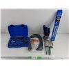 Image 1 : Ratchet Wrench & Socket Set, Self Locking Zip Ties, Screwdrivers & Tire Bead Breaker Levers
