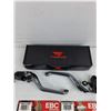 Image 5 : FXCNC Bike Brake/Clutch Levers, EBC Brakes Double H Sintered Brake Pads