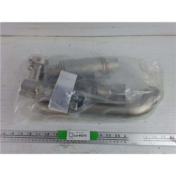 Motorcycle X Pipe Kit - Sealed