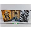 Image 1 : (3) Motorcycle Wall Signs 12" x 8"