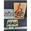 Image 3 : (3) Motorcycle Wall Metal Signs