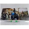 Image 1 : (3) Motorcycle Wall Signs 12" x 8"
