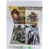 Image 1 : (4) Motorcycle Wall Signs 12" x 8"