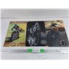 Image 1 : (3) Motorcycle Wall Signs 12" x 8"