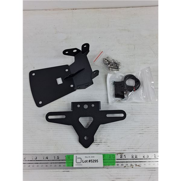 (2) Motorcycle Licence Plate Brackets