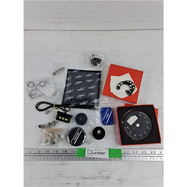 Assorted Motorcycle Hardware - As Is