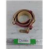 Image 1 : Genuine Leather Dog Leash Belt - Size XL