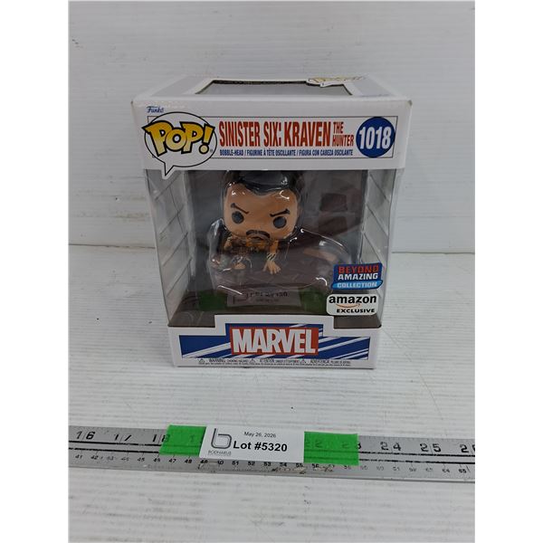 Pop Sinister Six Kraven The Hunter Vinyl Bobble Head Figure