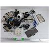 Image 1 : Assorted Cords, Phone Cases, Cameras, Misc - As Is