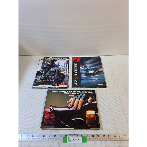 Assorted Promotional Motorcycle Brochures