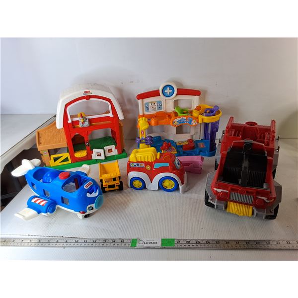 Children's Toys- Barn, Health Clinic, Airplane, Misc. Cannot Ship