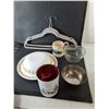 Image 2 : Christmas Candleholder 5", Paper Towel Holder, Felt Hangers, Misc. Pickup Preferred